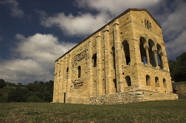 Santa Maria del Naranco, near Oviedo, previously the royal palace of Asturias, probably built for Ramiro I